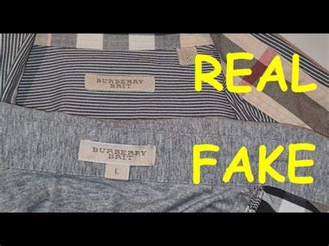 How to spot a real authentic Burberry shirt 